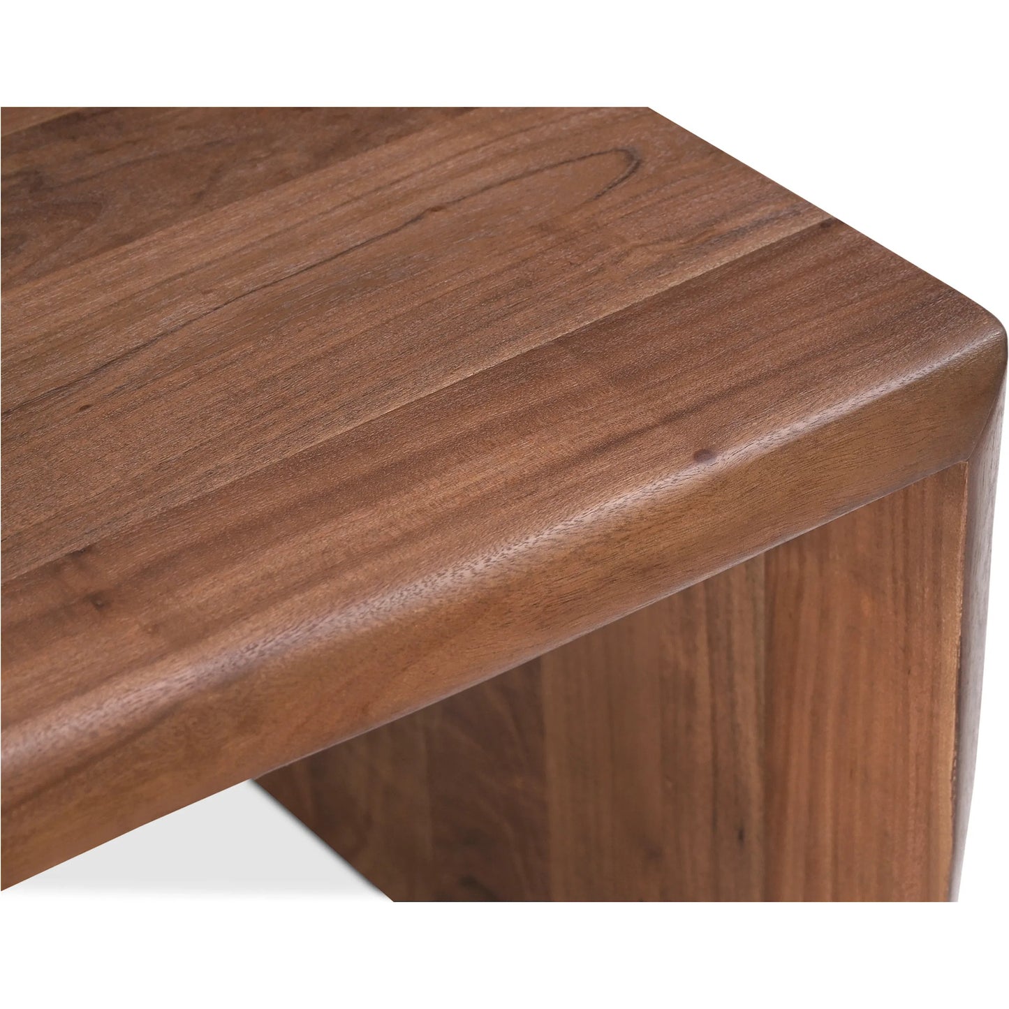 002 SI-2368396 | Closeup | Tyrell Side Table by Moe's Home Collection in brown. Made from acacia wood in a transitional style.