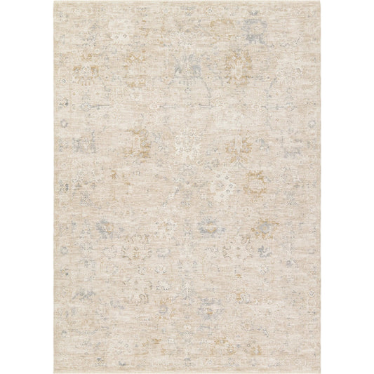 Vekhea VEK04 Rug by Jaipur Living in tan, beige, yellow, gold. Made from 100% polyester in a unique style.