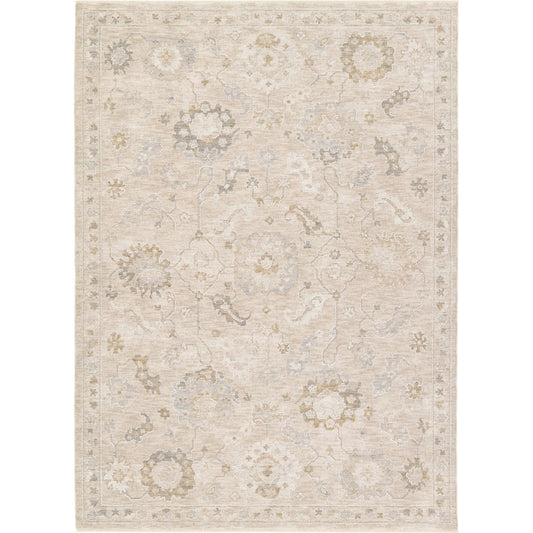 Vekhea VEK06 Rug by Jaipur Living in ivory, white, yellow, gold. Made from 100% polyester in a unique style.
