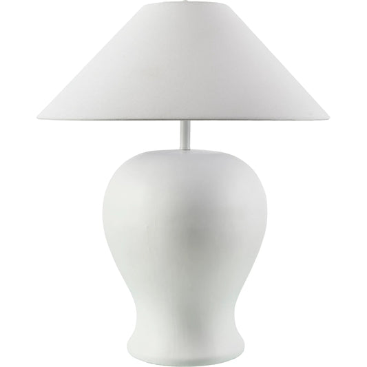 Velas Accent Table Lamp 556577 by Surya in paintedpainted. Made from ceramic, linen, plastic, resin in a unique style.
