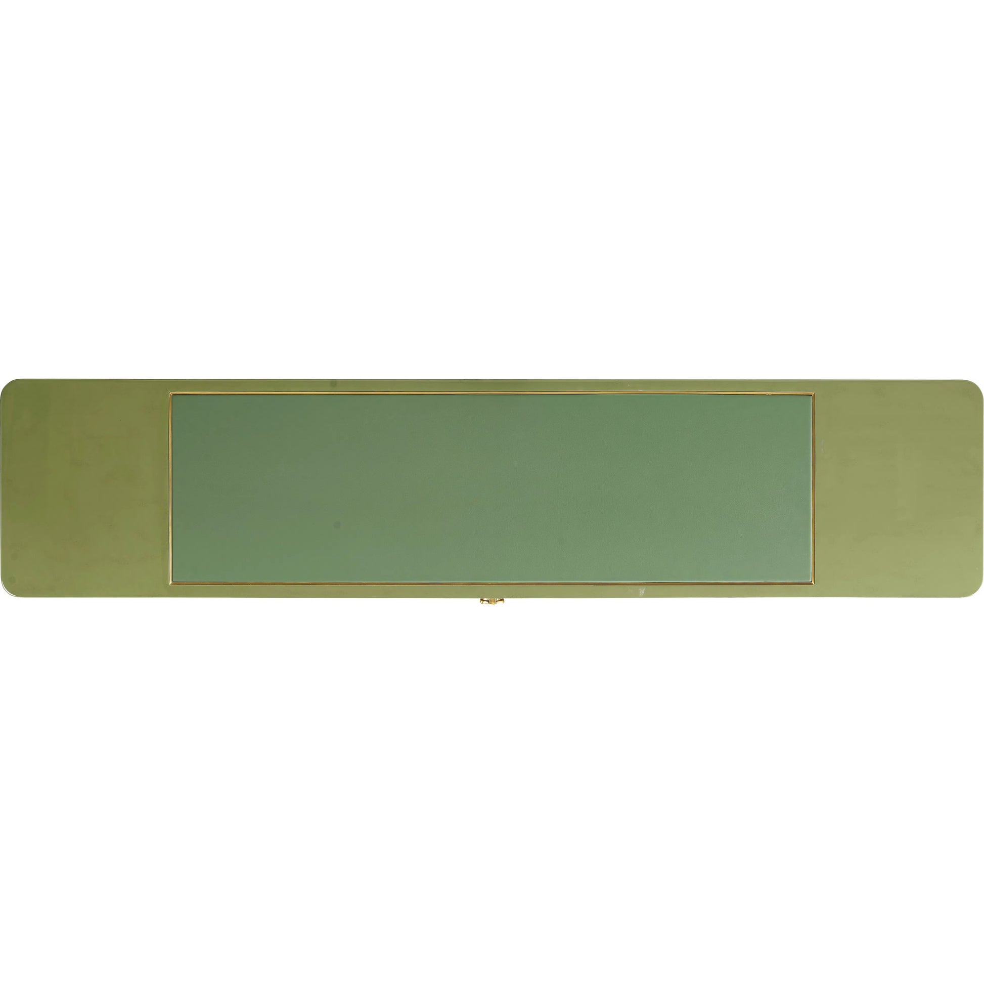 Polly Avo Rectangular Console Table by Jonathan Charles in dor green lacquer. Made from beech in a eclectic & global style.