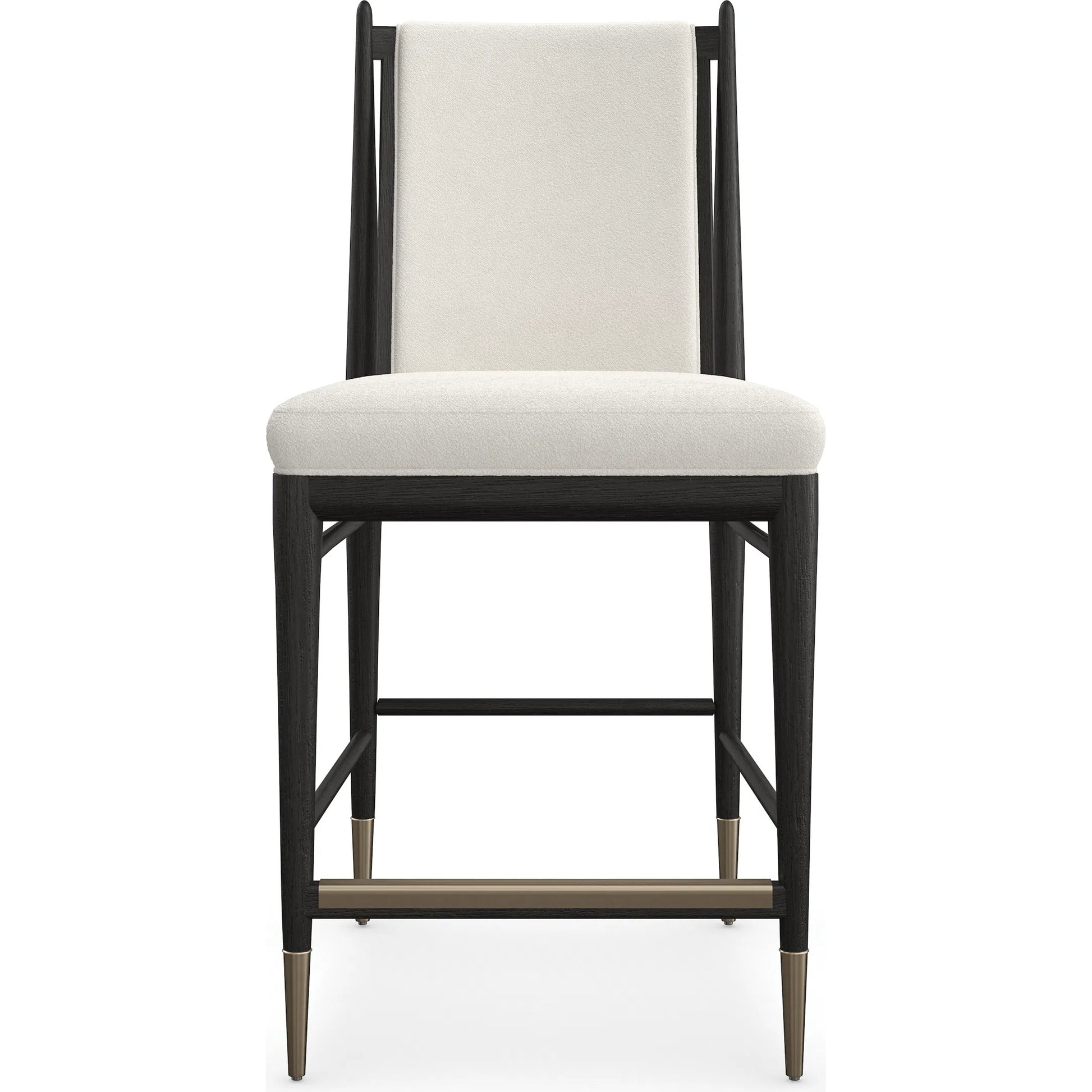 Unity Light Counter Stool by Caracole. Made from oak in a unique style.