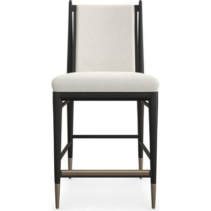 Unity Light Counter Stool by Caracole. Made from oak in a unique style.