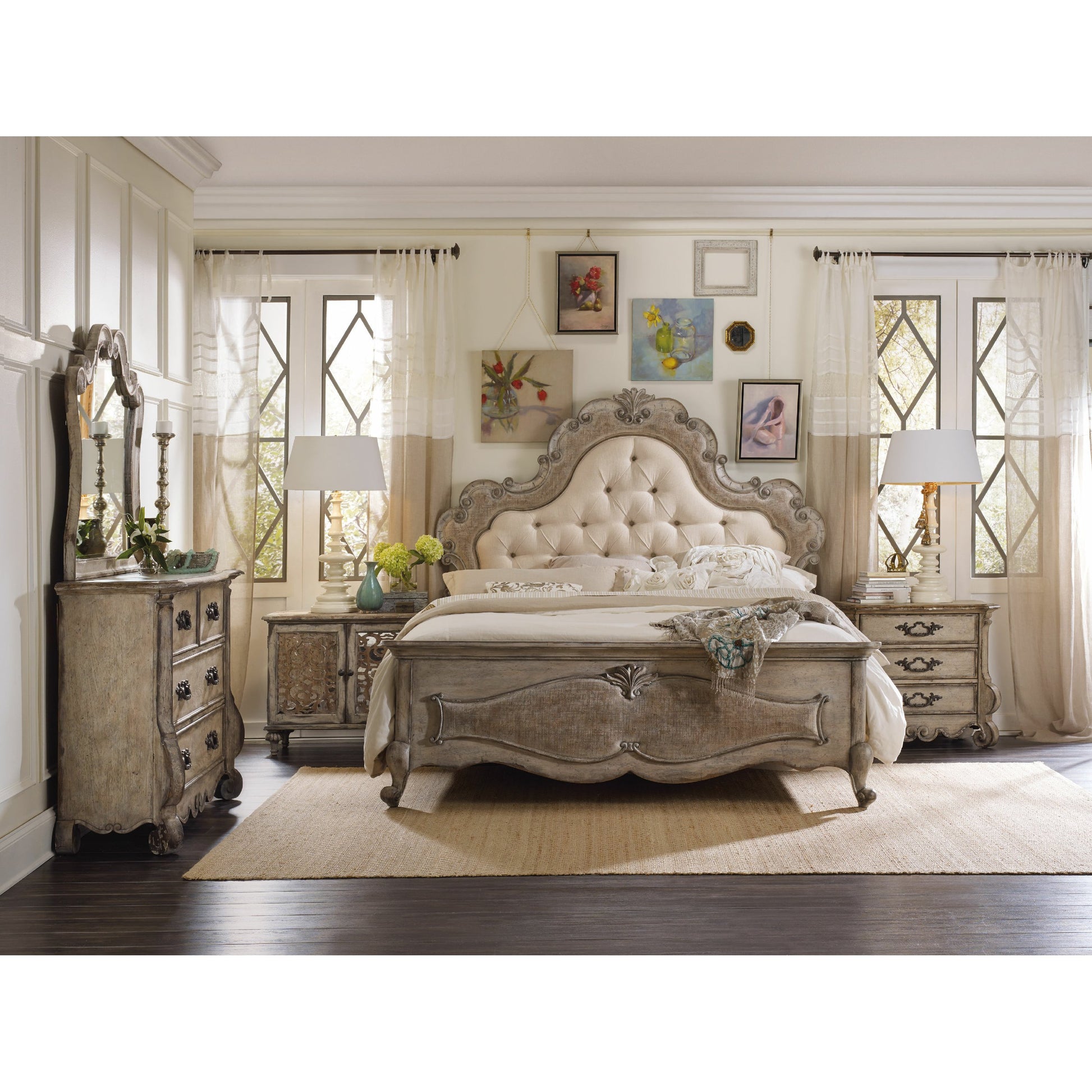 Chatelet Nightstand by Hooker Furniture. Made from unique in a traditional style.