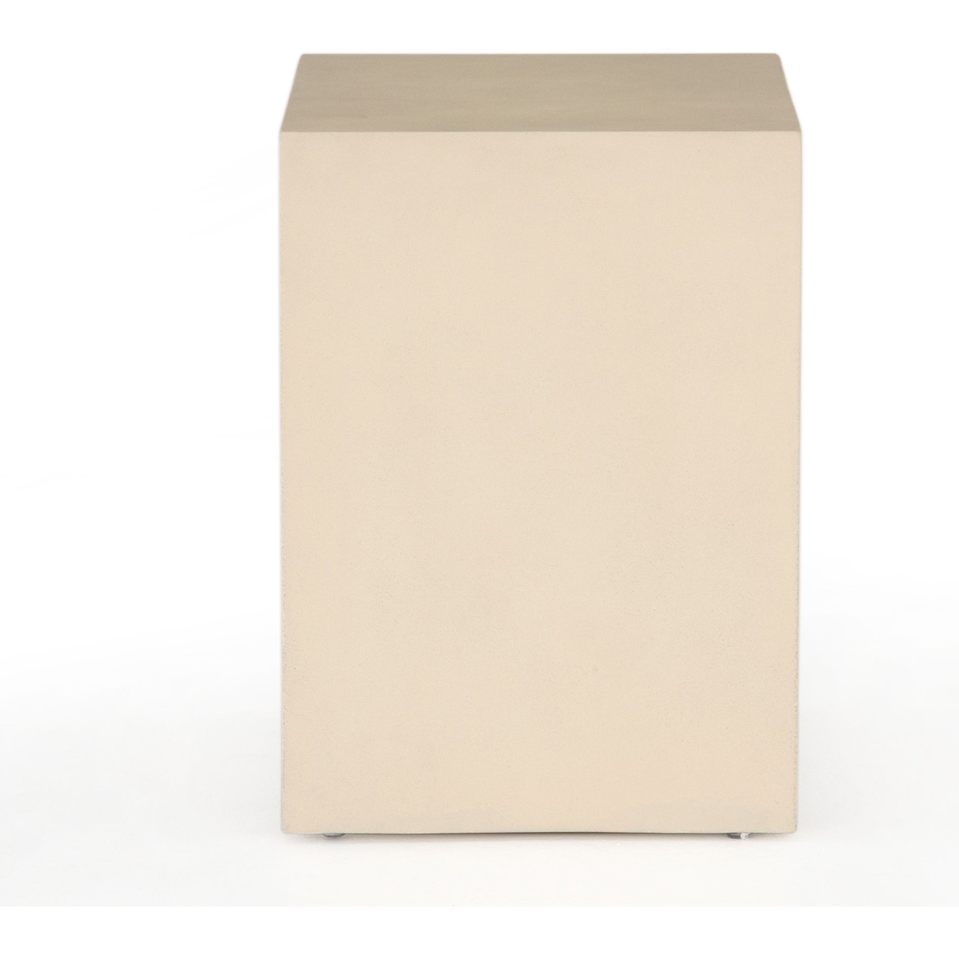 Hugo End Table by Four Hands. Made from concrete, iron in a modern style.
