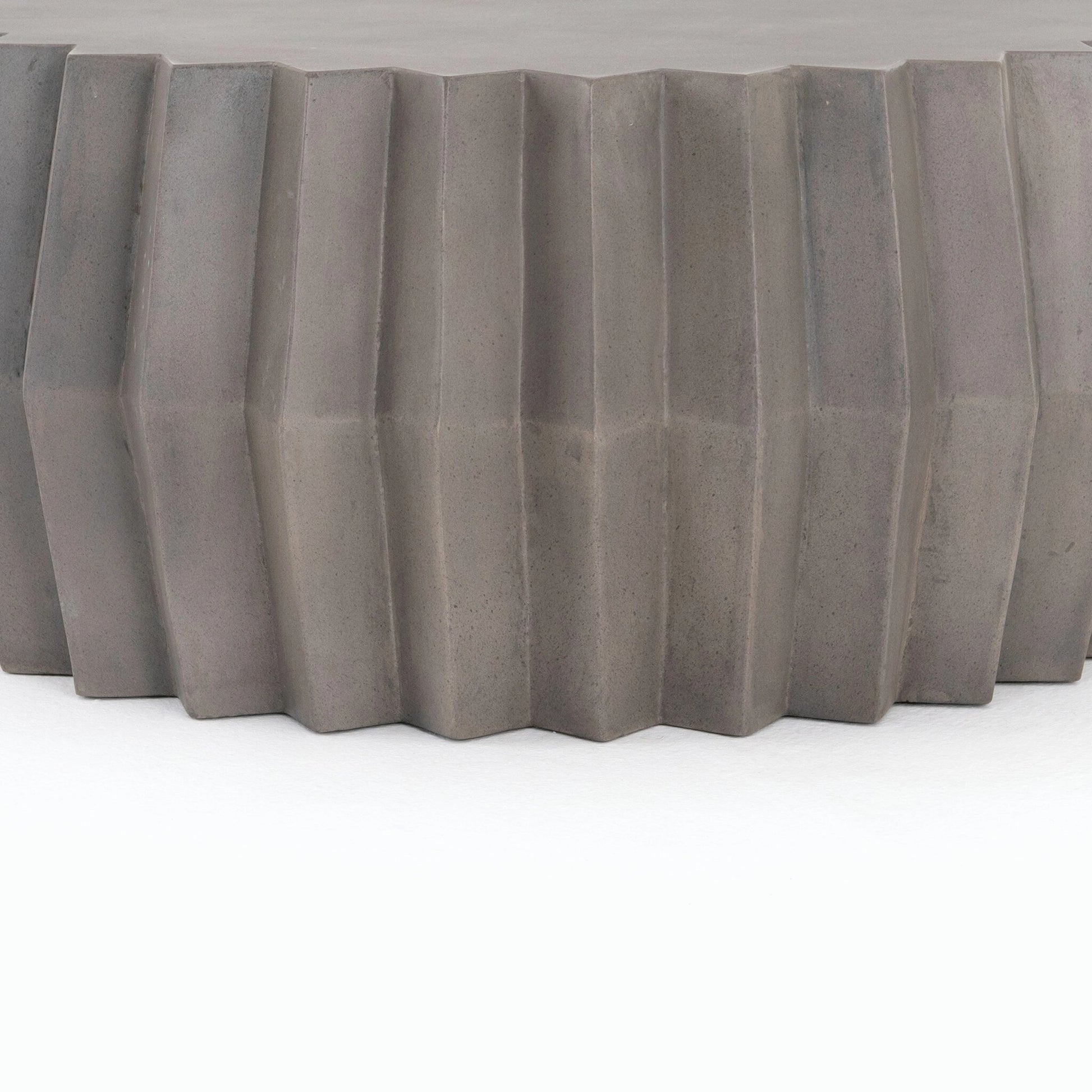 Gem Outdoor Coffee Table by Four Hands. Made from concrete in a modern style.