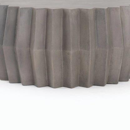 Gem Outdoor Coffee Table by Four Hands. Made from concrete in a modern style.