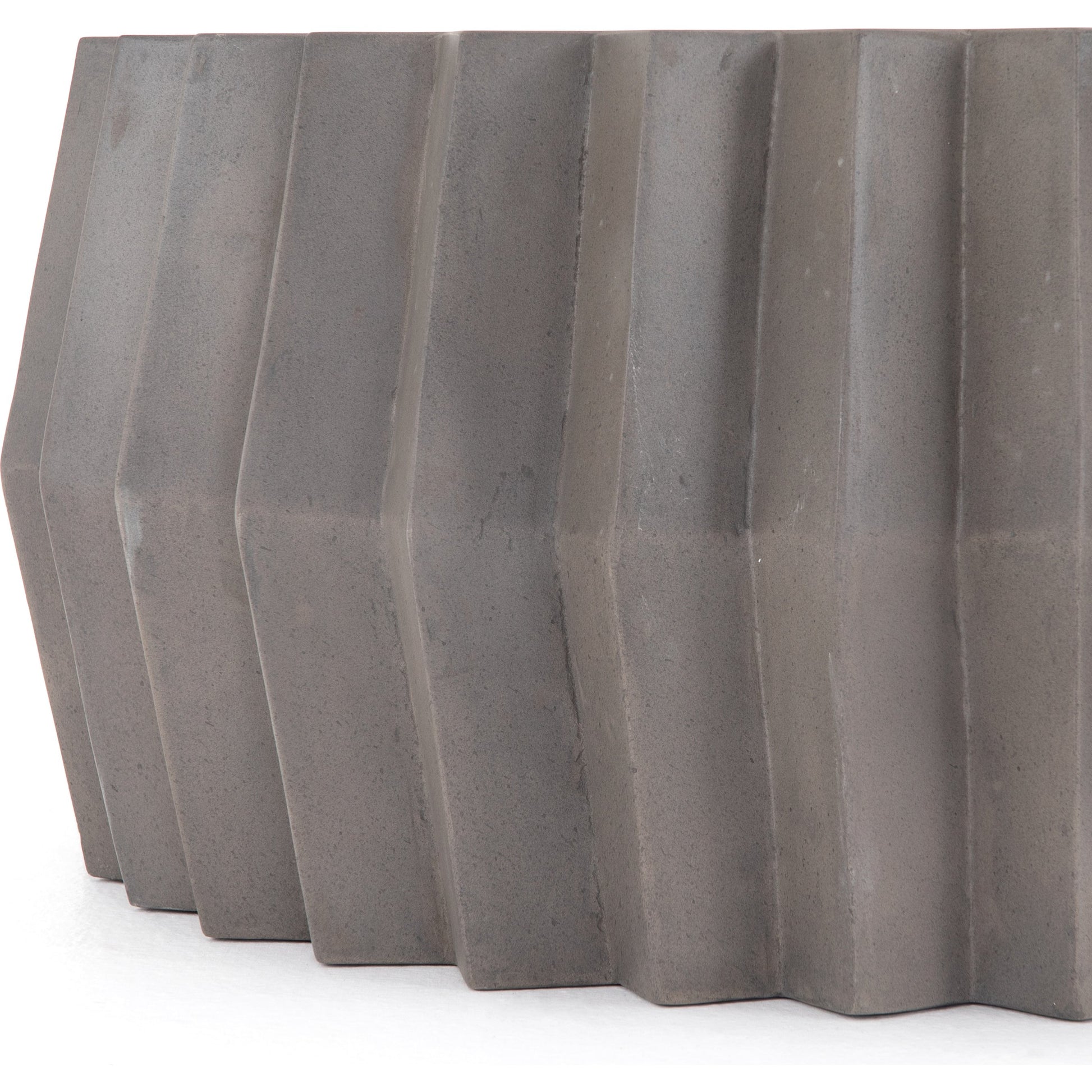 Gem Outdoor Coffee Table by Four Hands. Made from concrete in a modern style.