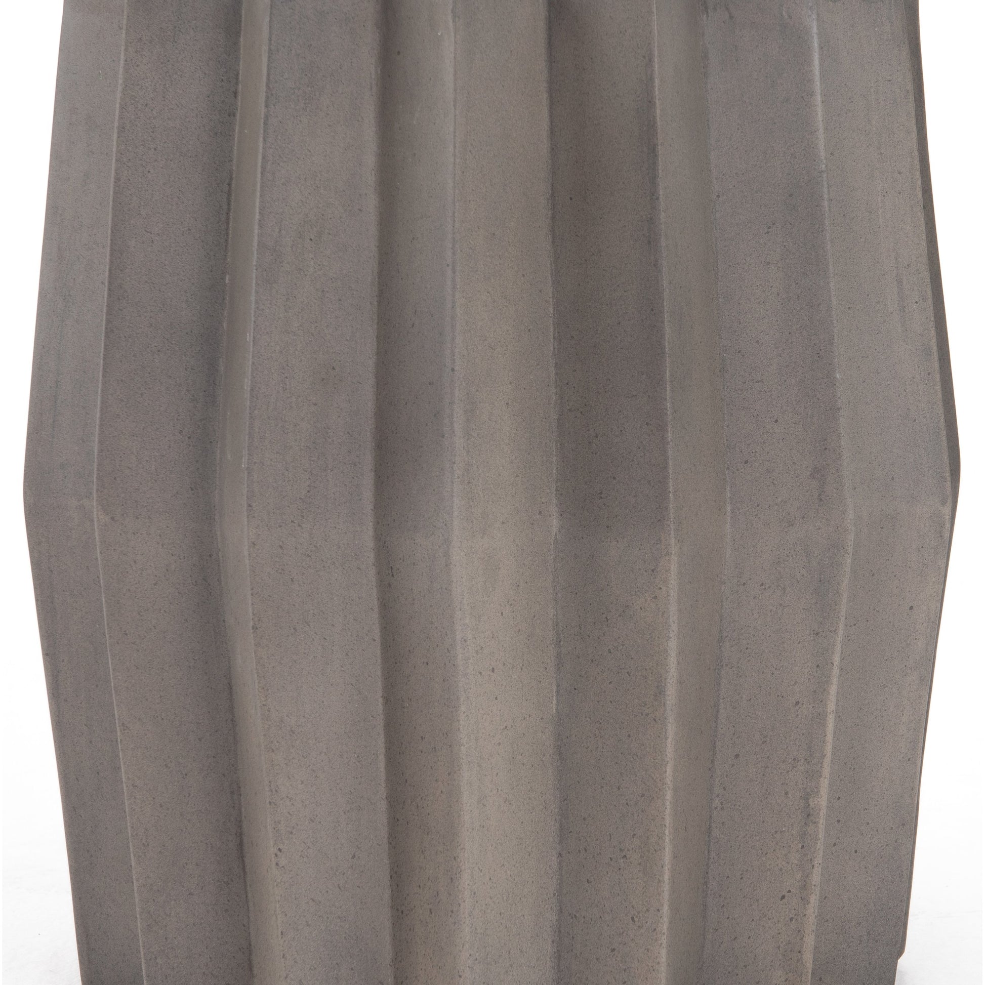 Gem Outdoor End Table by Four Hands. Made from concrete in a modern style.