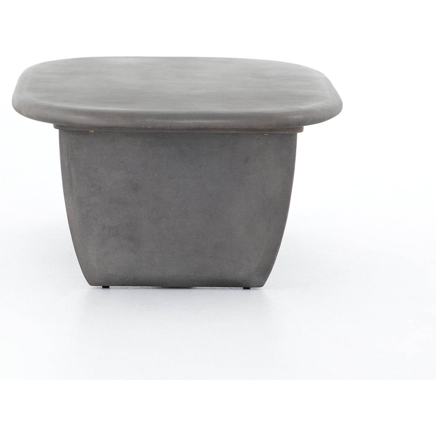 003 SI-1716213 | Additional Silo | Naya Outdoor Coffee Table by Four Hands in dark grey and dark gray. Made from concrete in a modern style.