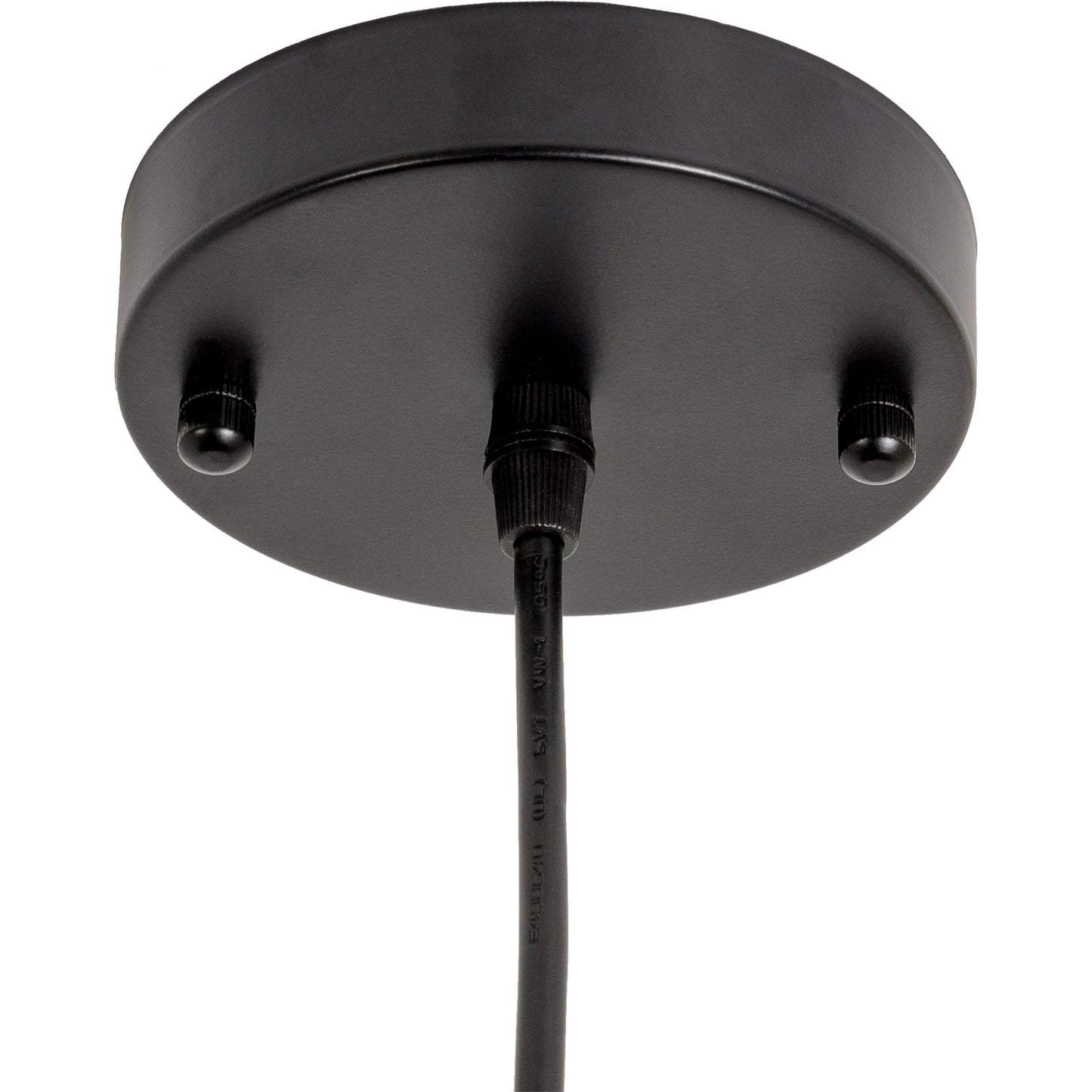 003 SI-1921764 | Closeup | Vega - 32444 by Livabliss in fixture: black, shade: black, cord: black and painted. Made from shade (outside): rattan, fixture: rattan, canopy: metal in a cottage & farmhouse style.