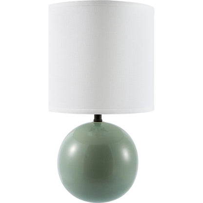Vogel Accent Table Lamp by Livabliss in electroplated, glazed. Made from ceramic, linen, plastic, iron in a unique style.
