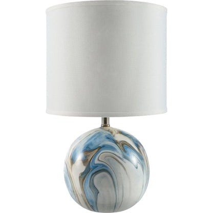 Vogel Accent Table Lamp by Livabliss in electroplated, glazed. Made from ceramic, linen, plastic, iron in a unique style.