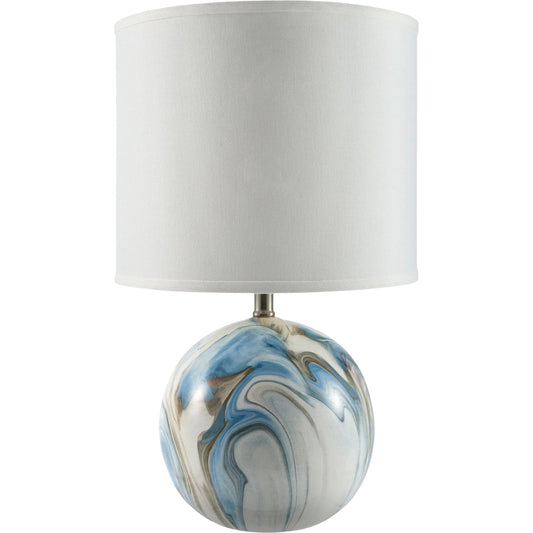 Vogel Accent Table Lamp by Livabliss in electroplated, glazed. Made from ceramic, linen, plastic, iron in a unique style.