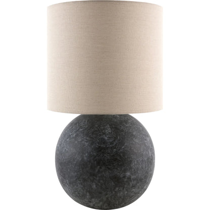 Vogel Accent Table Lamp by Livabliss in plated, glazed. Made from ceramic, linen, polyester, iron in a unique style.