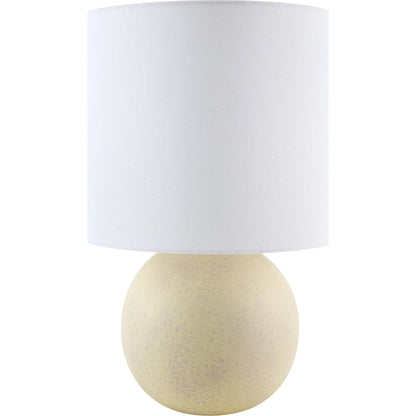 Vogel Accent Table Lamp by Livabliss in plated, glazed. Made from ceramic, linen, polyester, iron in a unique style.