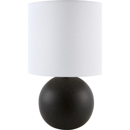 Vogel Accent Table Lamp by Livabliss in plated, glazed. Made from ceramic, linen, polyester, iron in a unique style.
