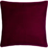 Burgundy / Down Feather / 20" x 20"
