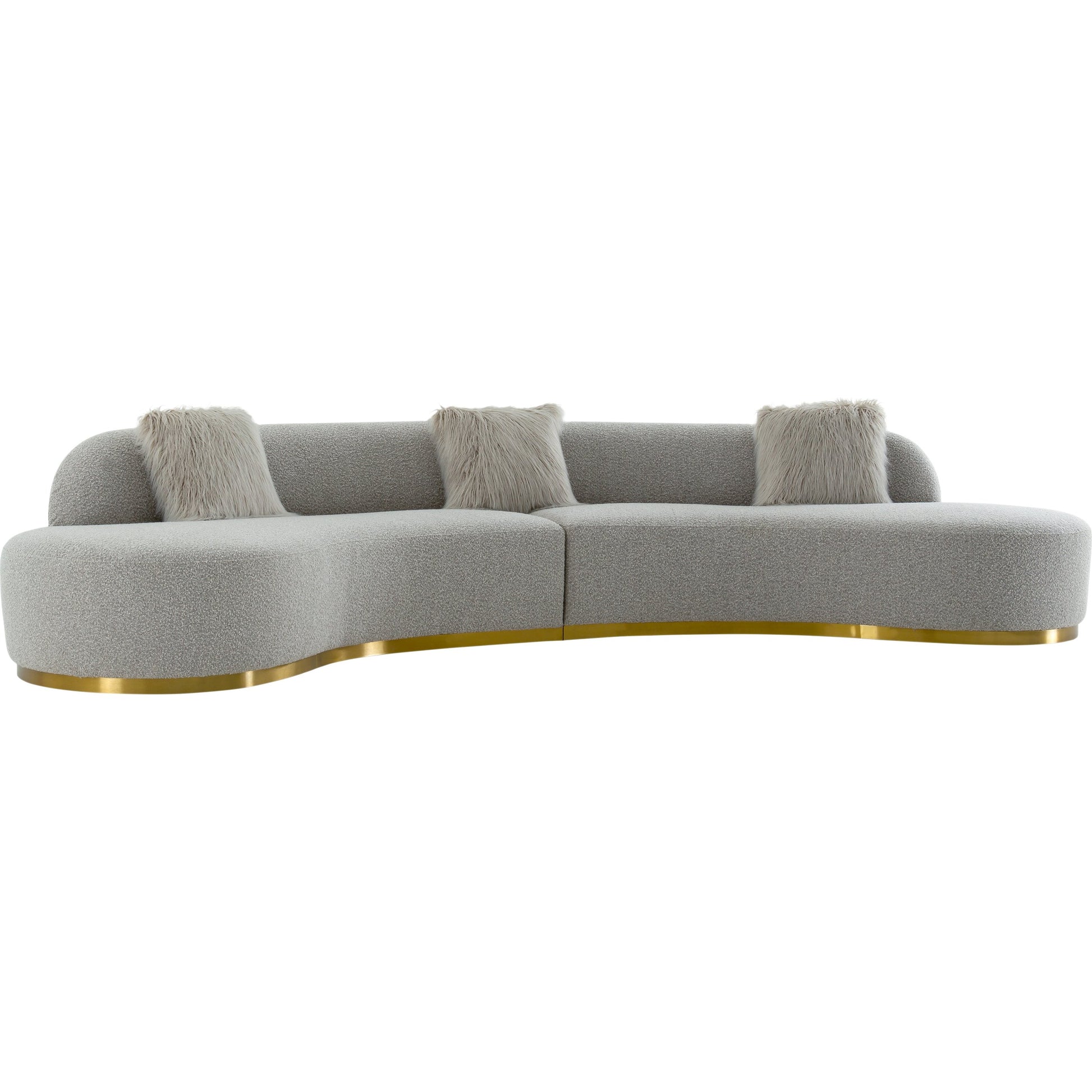 Simona Sofa by Pasargad Home. Made from polyester fabric in a modern style.