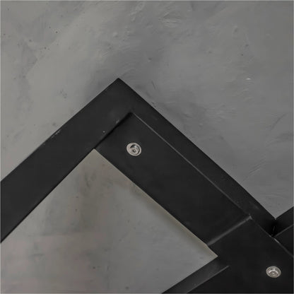 Vault Dining Table by Moe's Home Collection. Made from lightweight terazzo, iron base in a modern style.