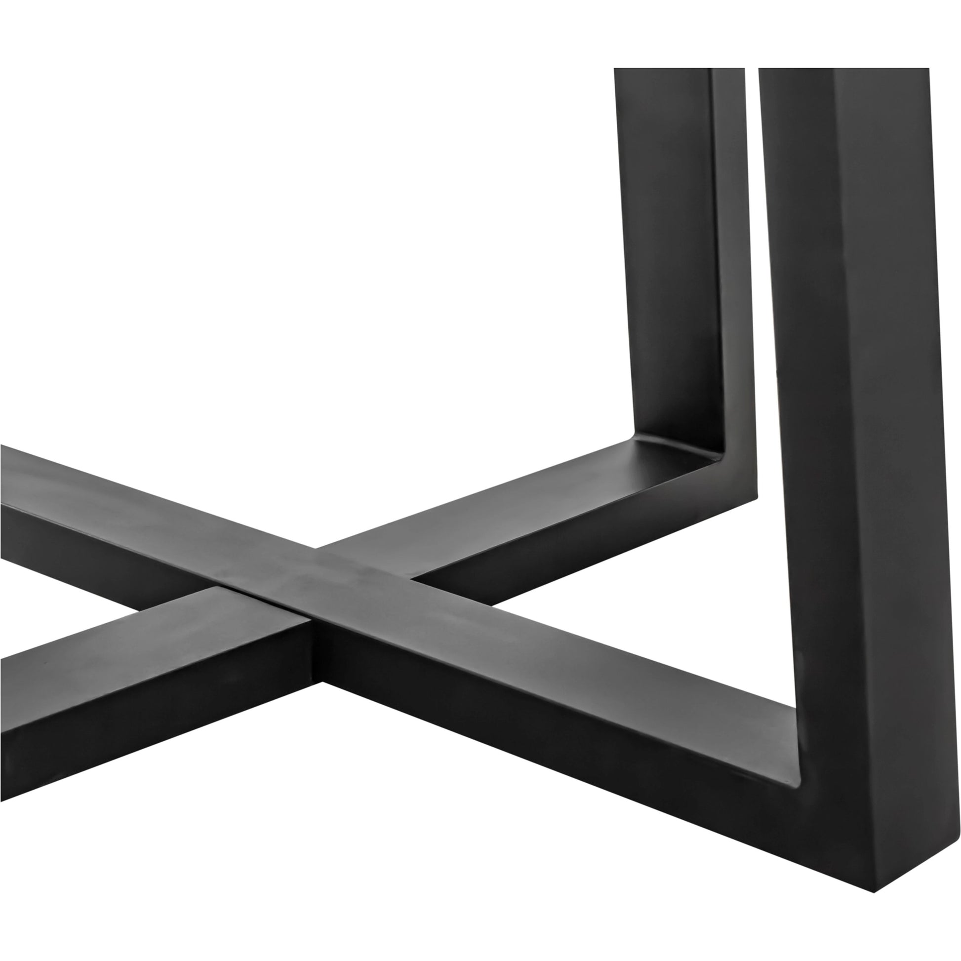 Vault Dining Table by Moe's Home Collection. Made from lightweight terazzo, iron base in a modern style.