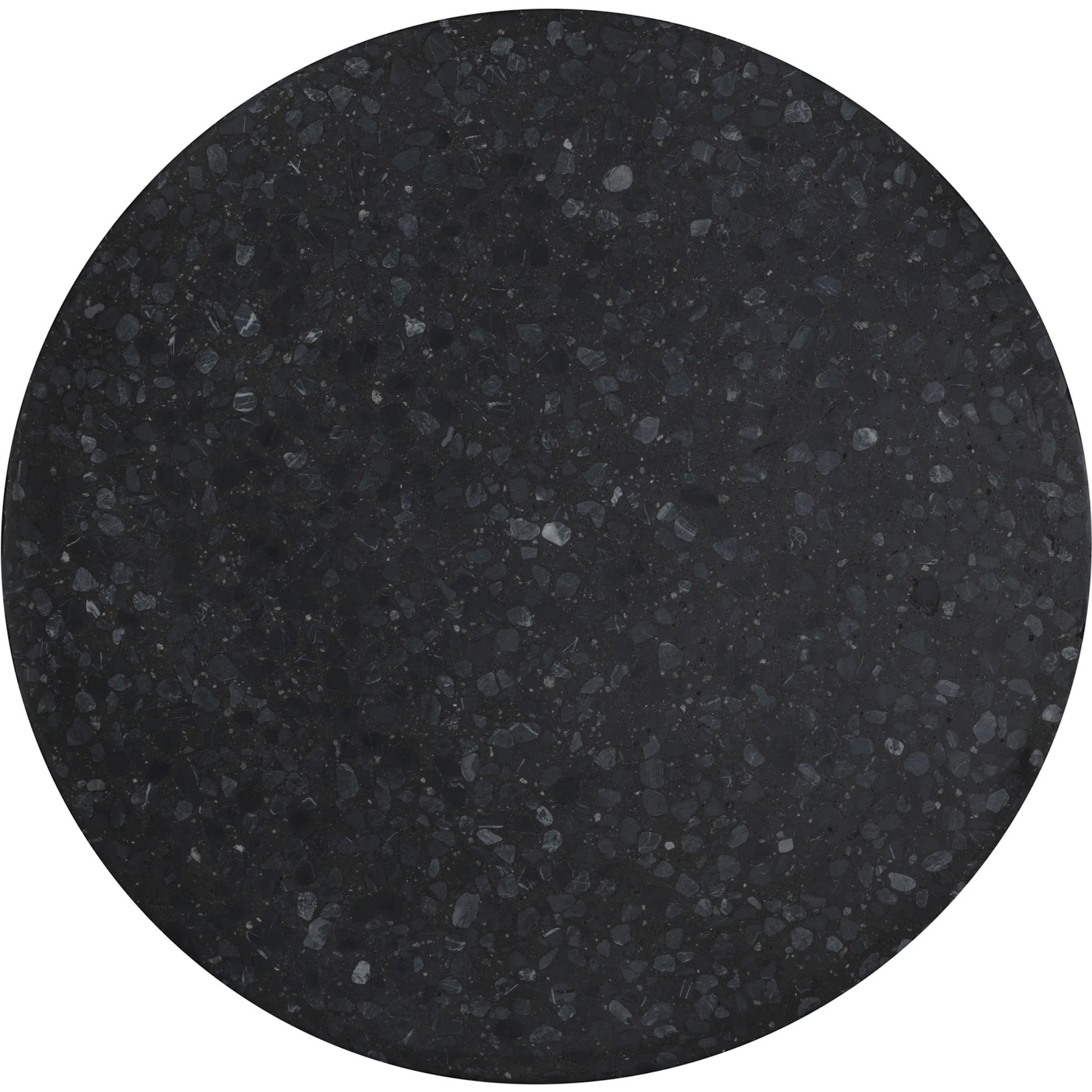Book Accent Table by Moe's Home Collection in black. Made from black terrazzo top, concrete base in a modern style.