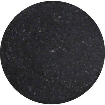 Book Accent Table by Moe's Home Collection in black. Made from black terrazzo top, concrete base in a modern style.