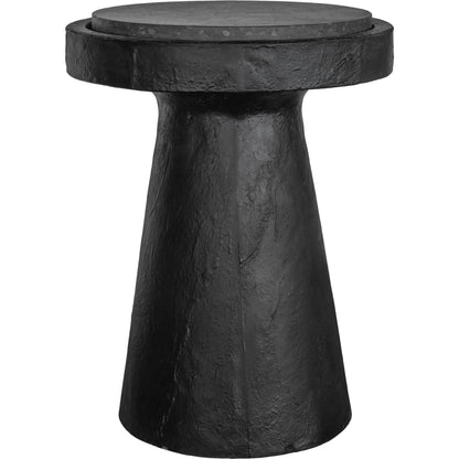 Book Accent Table by Moe's Home Collection in black. Made from black terrazzo top, concrete base in a modern style.