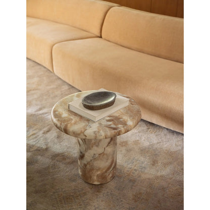 Frida Outdoor Side Table by Moe's Home Collection. Made from concrete, fiberglass in a modern style.