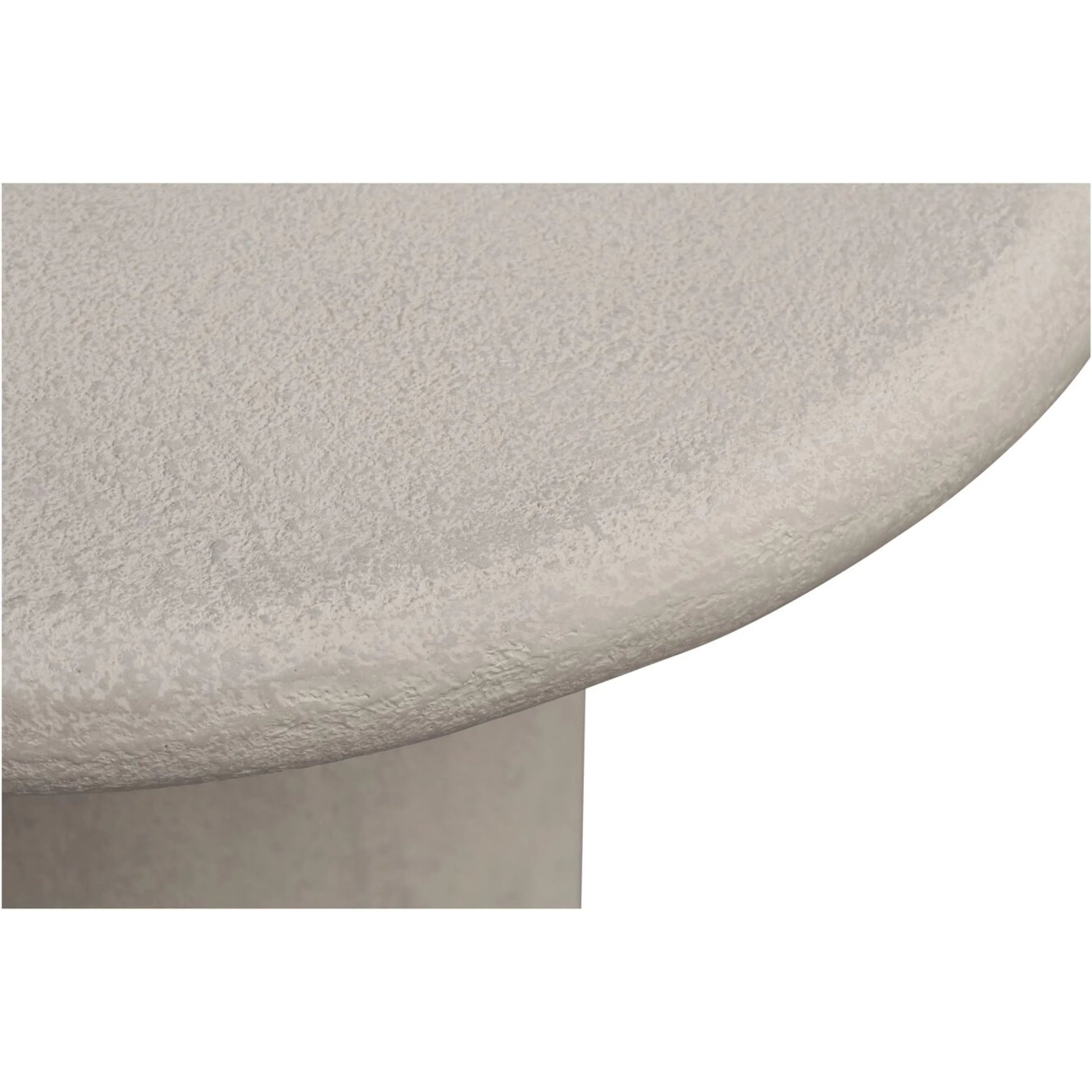 Frida Outdoor Side Table by Moe's Home Collection. Made from concrete, fiberglass in a modern style.