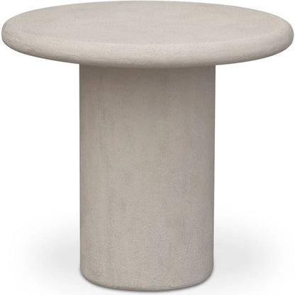 Frida Outdoor Side Table by Moe's Home Collection. Made from concrete, fiberglass in a modern style.