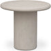 Frida Outdoor Side Table by Moe's Home Collection. Made from concrete, fiberglass in a modern style.