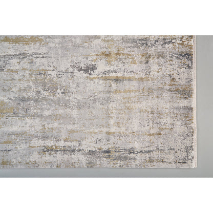 Cadiz Rug - 3887F by Feizy in ivory, gray, gold. Made from viscose, acrylic in a unique style.