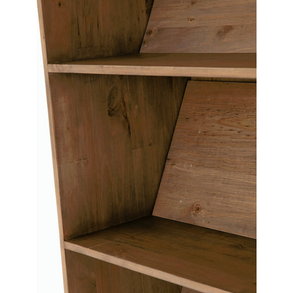 Bane Bookshelf by Four Hands in smoked pine, black iron. Made from solid pine, iron in a modern style.