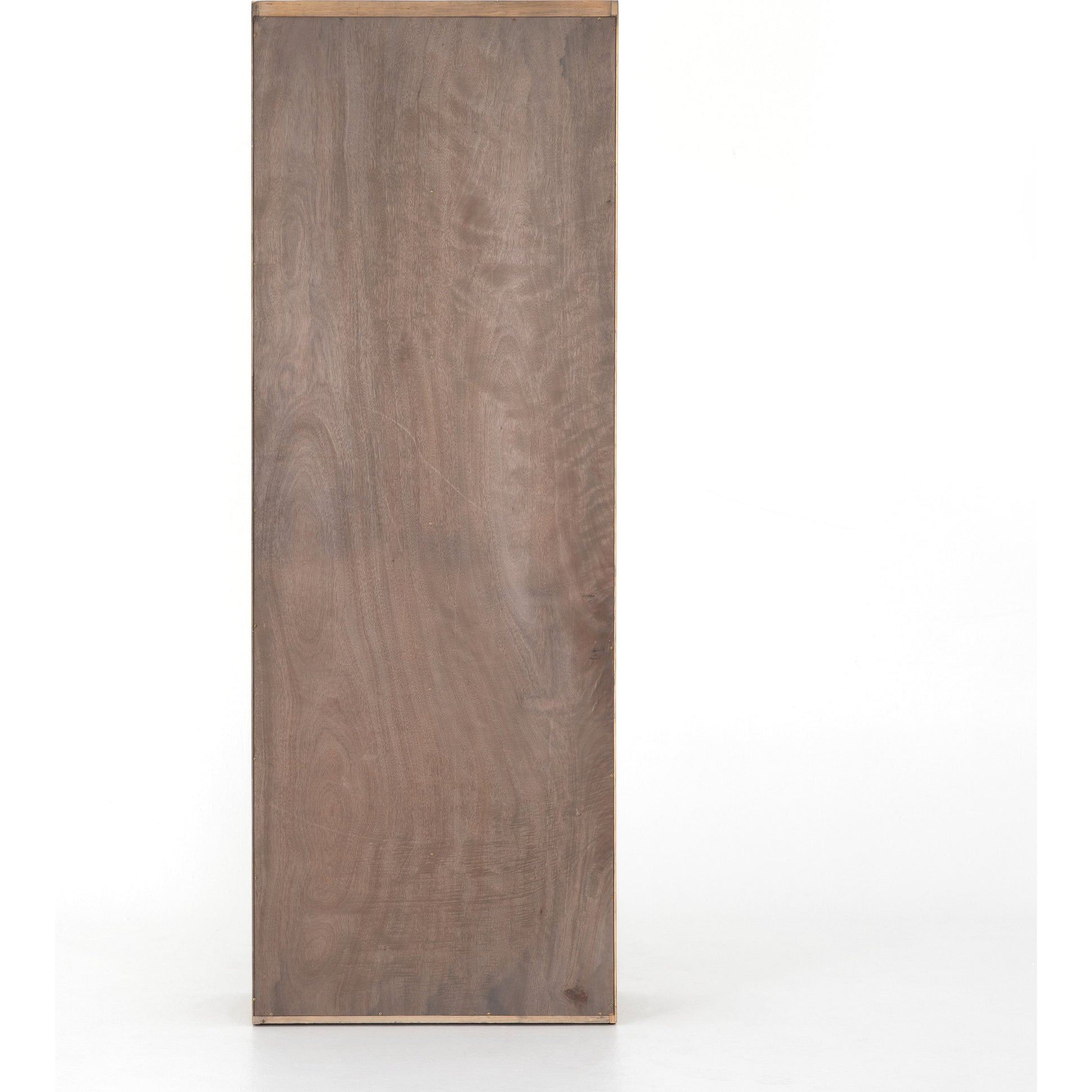 Bane Bookshelf by Four Hands in smoked pine, black iron. Made from solid pine, iron in a modern style.