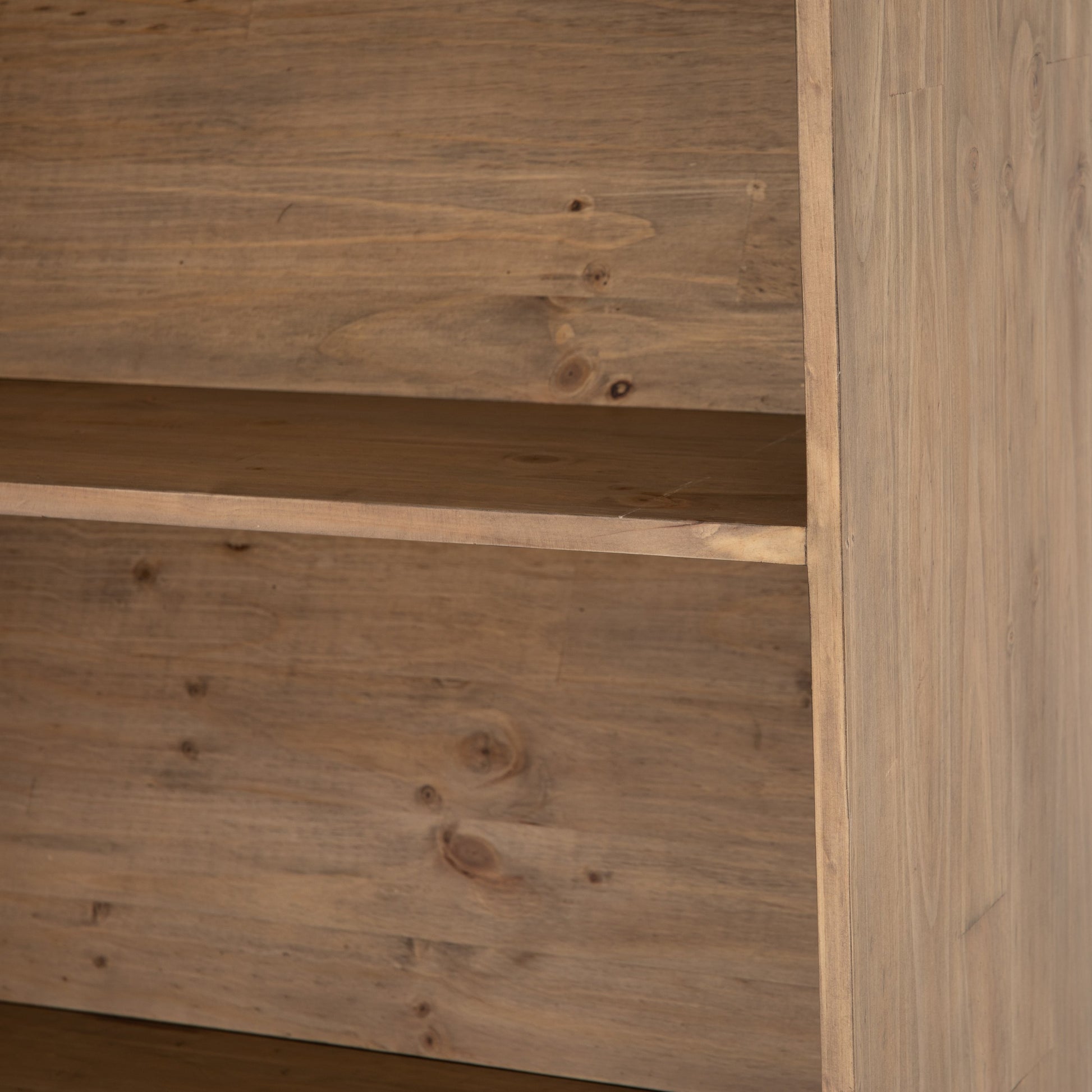 Bane Bookshelf by Four Hands in smoked pine, black iron. Made from solid pine, iron in a modern style.