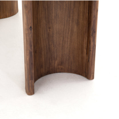 Paden Dining Table by Four Hands. Made from thin acacia veneer, solid acacia in a modern style.