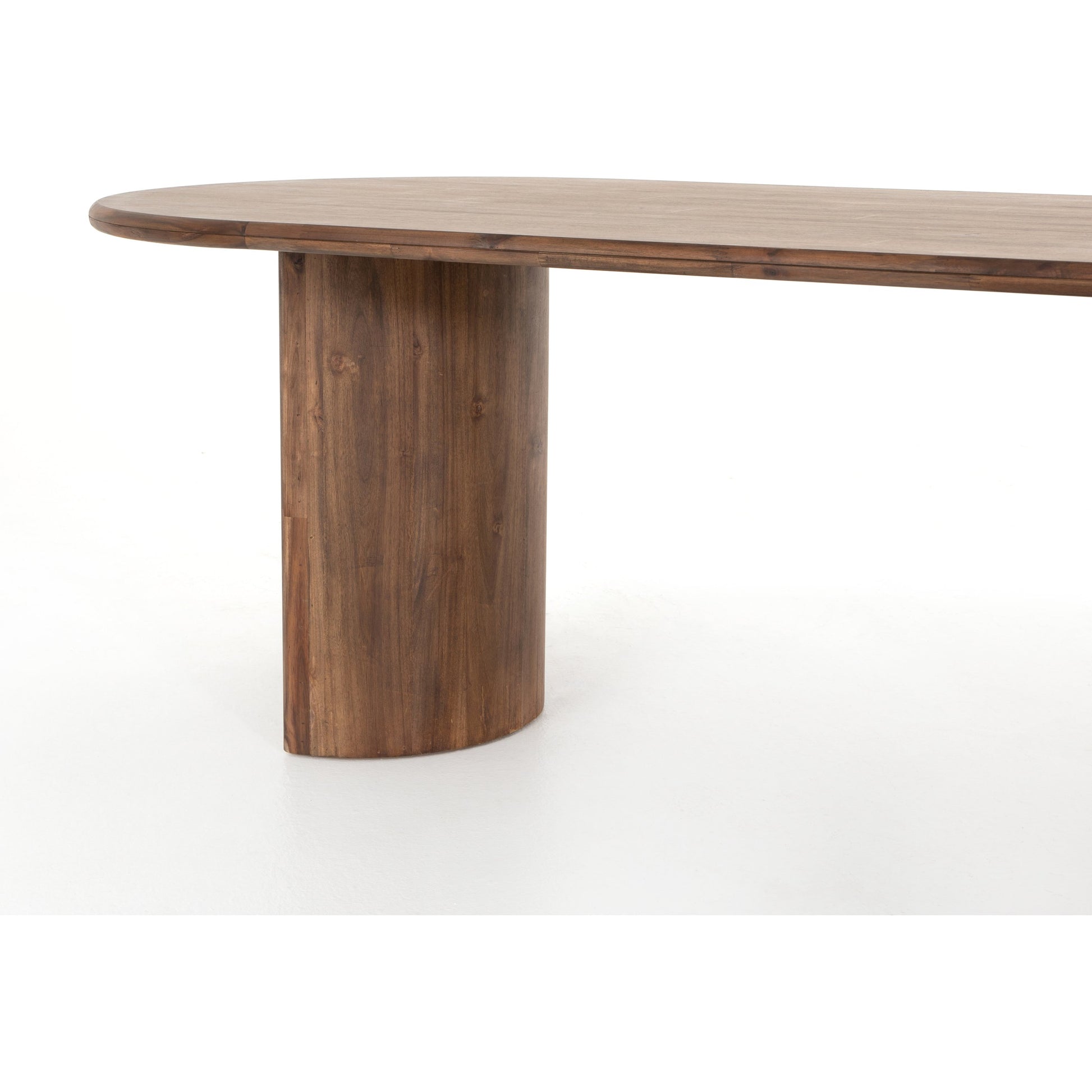 Paden Dining Table by Four Hands. Made from thin acacia veneer, solid acacia in a modern style.