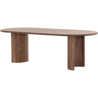 Paden Dining Table by Four Hands. Made from thin acacia veneer, solid acacia in a modern style.