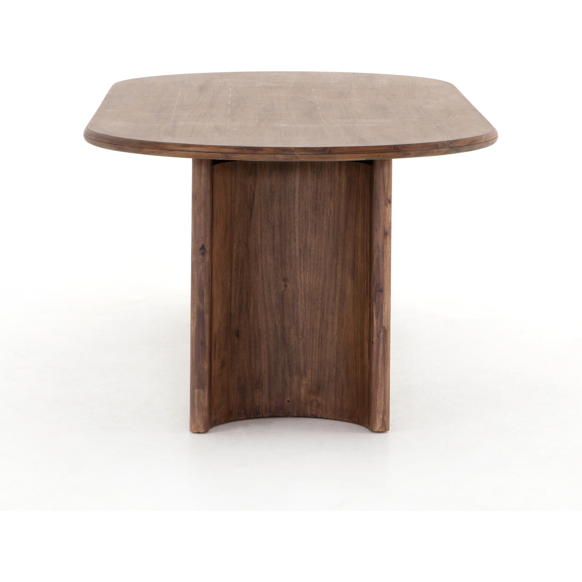 Paden Dining Table by Four Hands. Made from thin acacia veneer, solid acacia in a modern style.