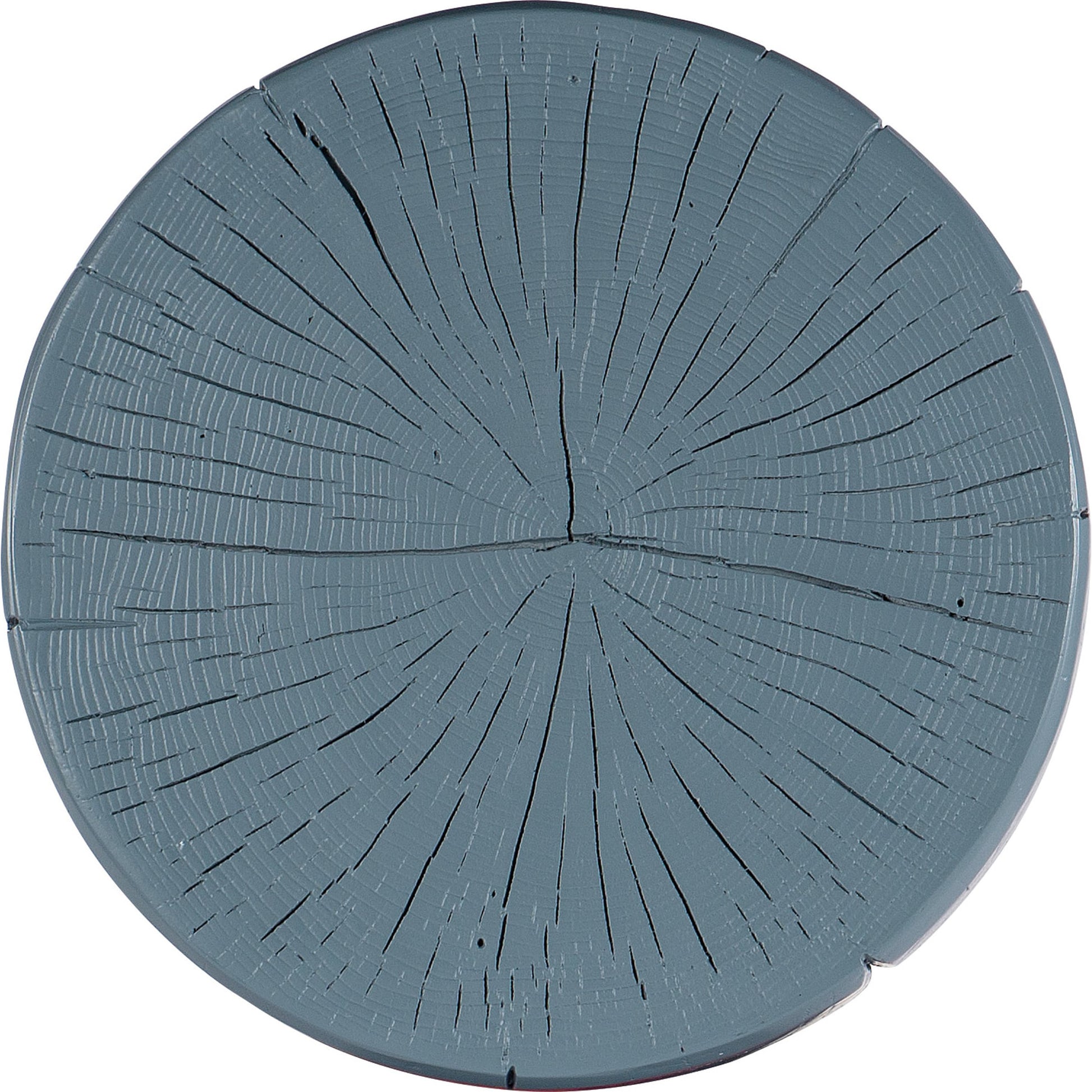 Commerce & Market Carved Stump Side Table by Hooker Furniture in blue. Made from resin in a transitional style.