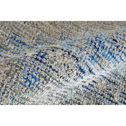 Caldwell Transitional Rug - 8108F by Feizy in gray, blue, ivory. Made from wool, viscose in a unique style.