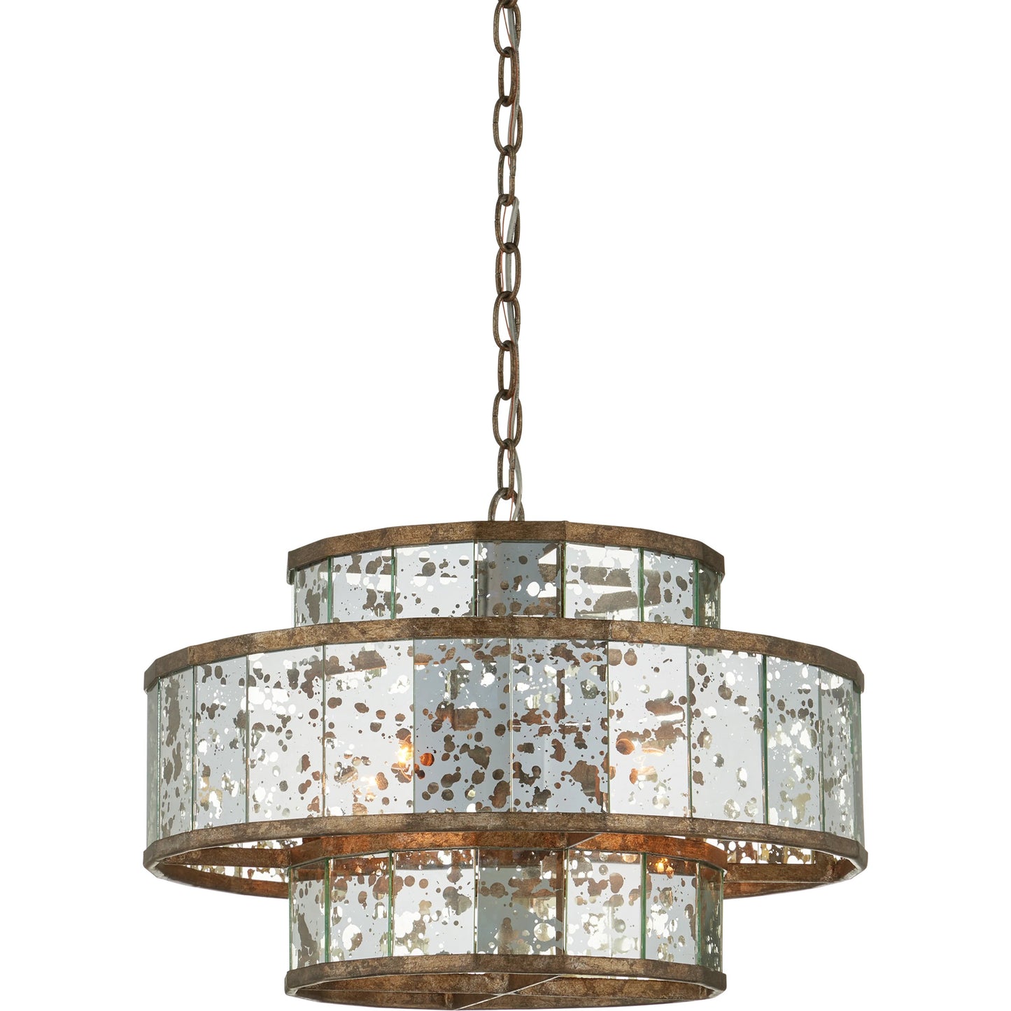 013 S-223915 | Additional Silo | Fantine Chandelier by Currey and Company. Made from wrought iron, glass in a traditional style.