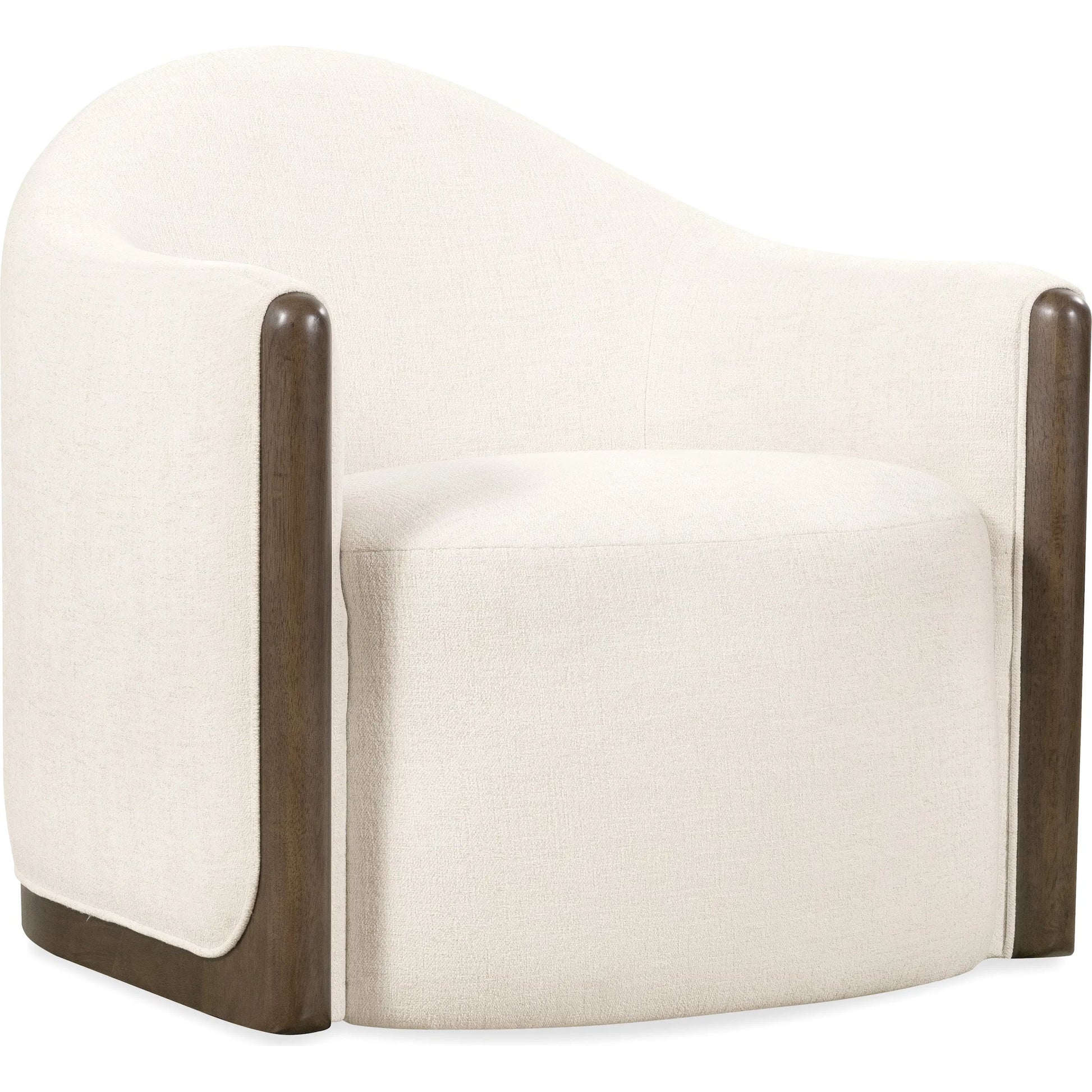 Cora Swivel Chair by Hooker Furniture in dark wood. Made from unique in a modern style.
