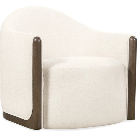Cora Swivel Chair by Hooker Furniture in dark wood. Made from unique in a modern style.