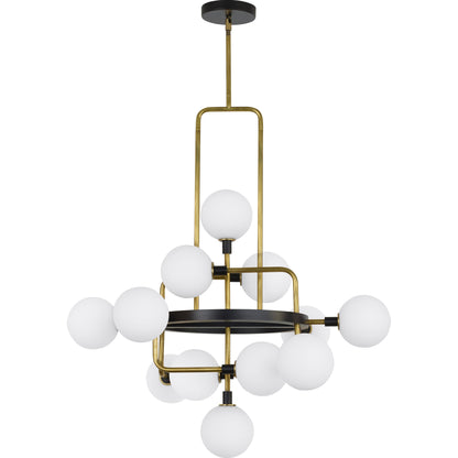 Viaggio Chandelier by Tech Lighting. Made from metal in a modern style.