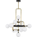 Viaggio Chandelier by Tech Lighting. Made from metal in a modern style.