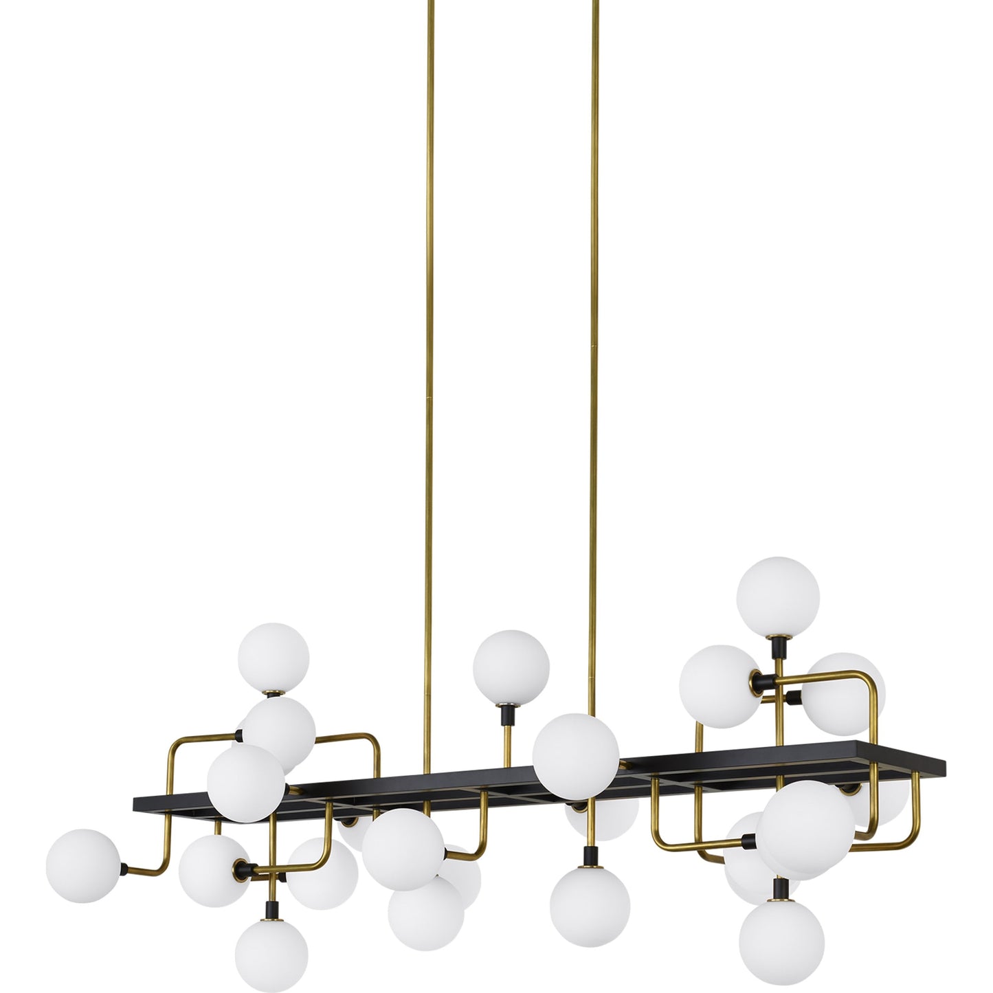 005 SR-808155,SR-808156 | Additional Silo | Viaggio Linear Chandelier by Tech Lighting. Made from metal in a modern style.