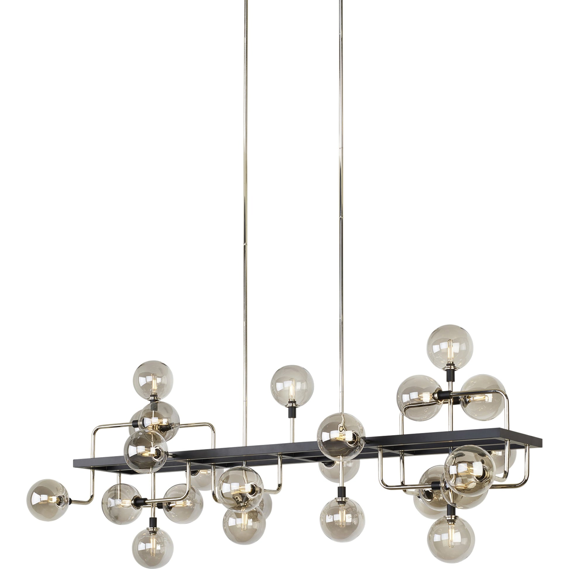 Viaggio Linear Chandelier by Tech Lighting. Made from metal in a modern style.