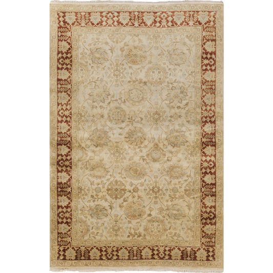 Victoria Rug - 12417 by Surya in beige, olive, tan, mustard, light olive. Made from 100% new zealand wool in a unique style.